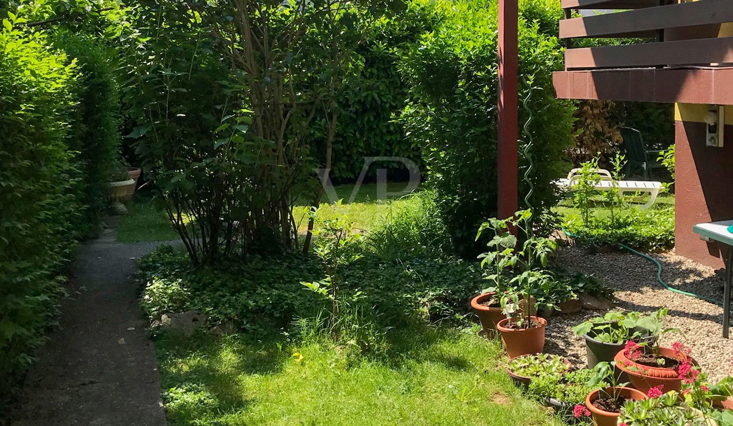Garten hinten