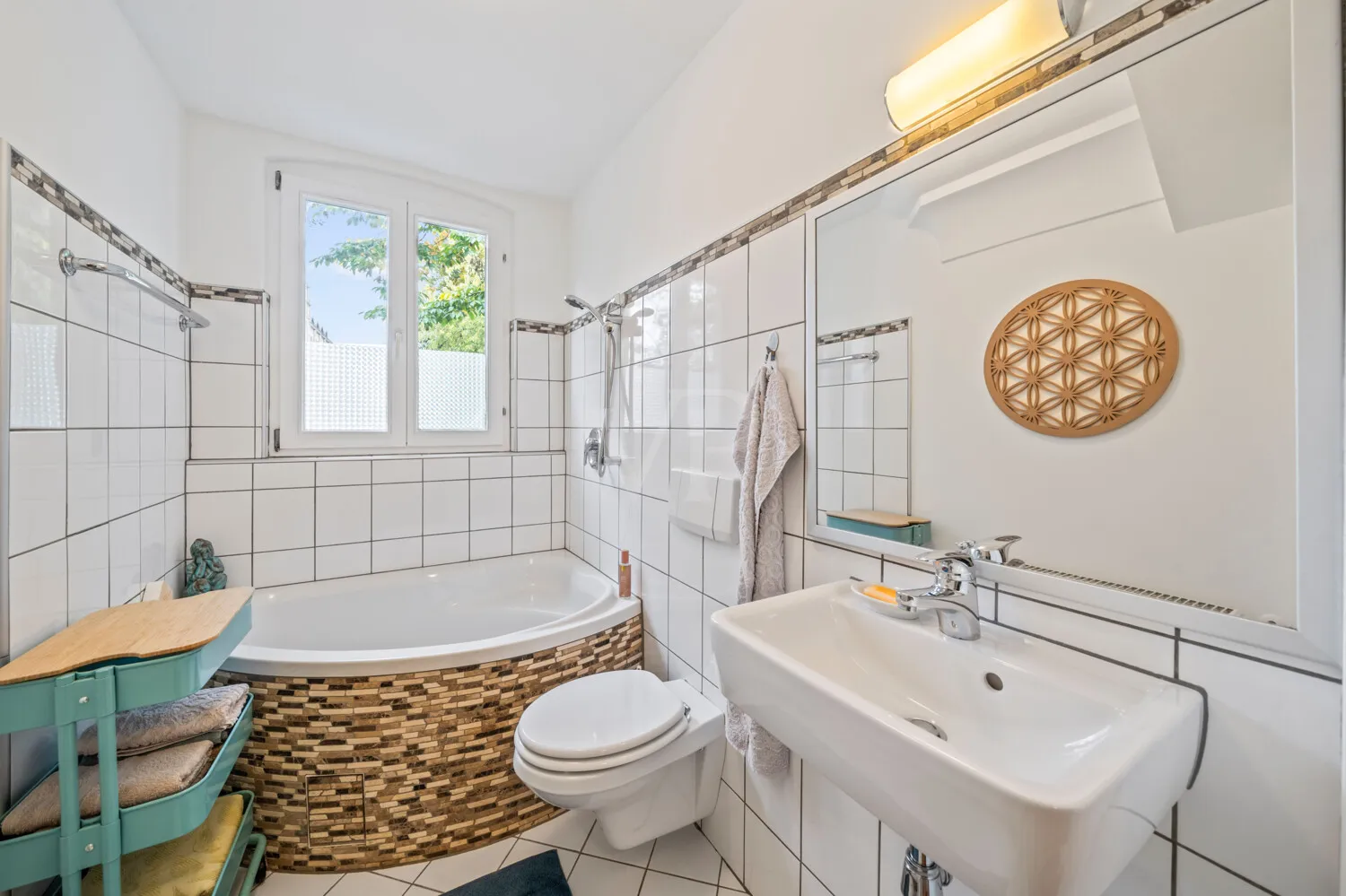 Badezimmer in der Einliegerwohnung