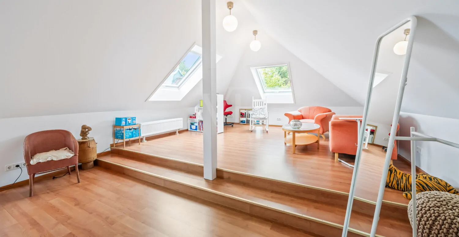 Schlafzimmer im Dachgeschoss