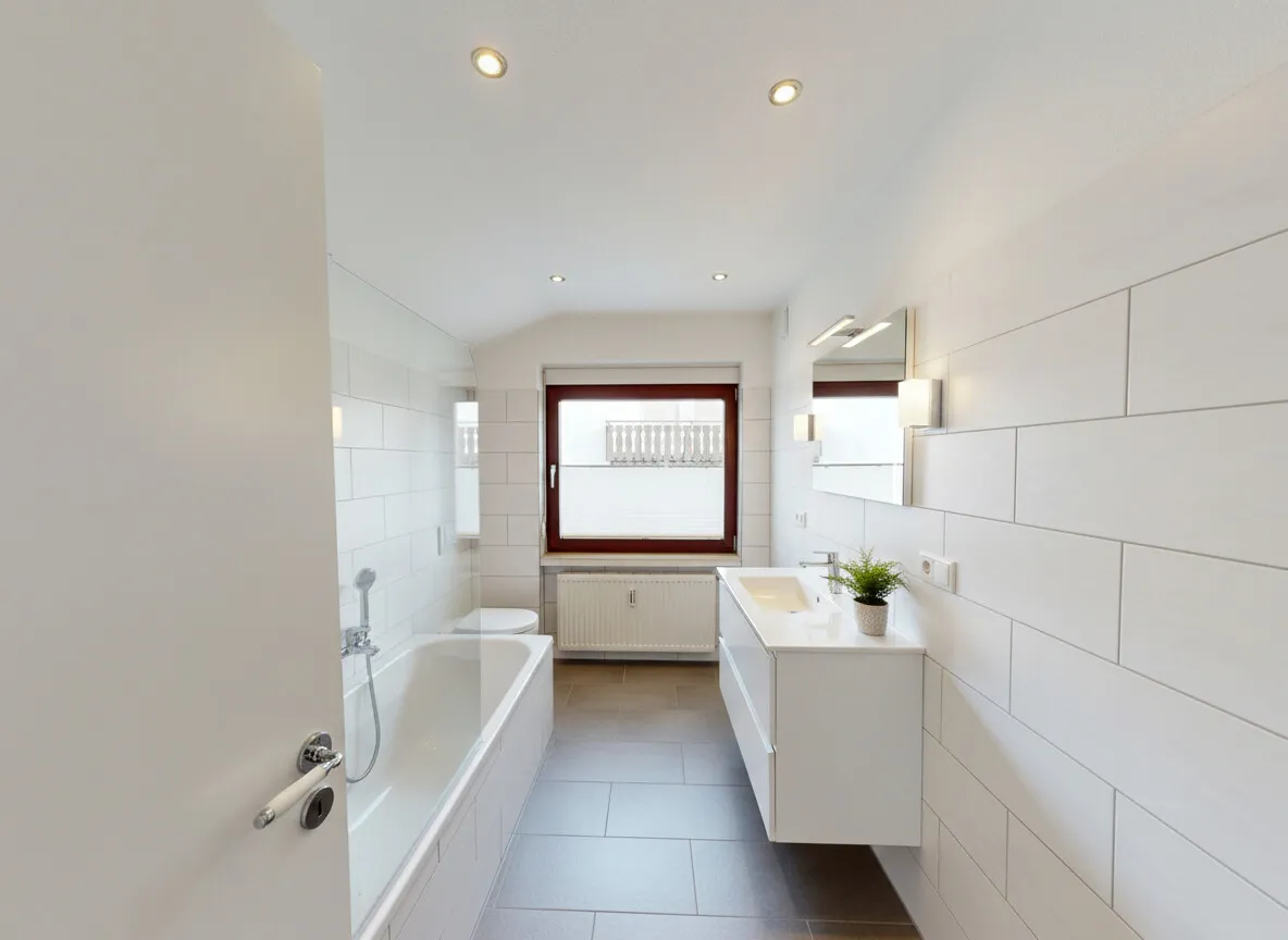 Einrichtungsbeispiel, Badezimmer - KI