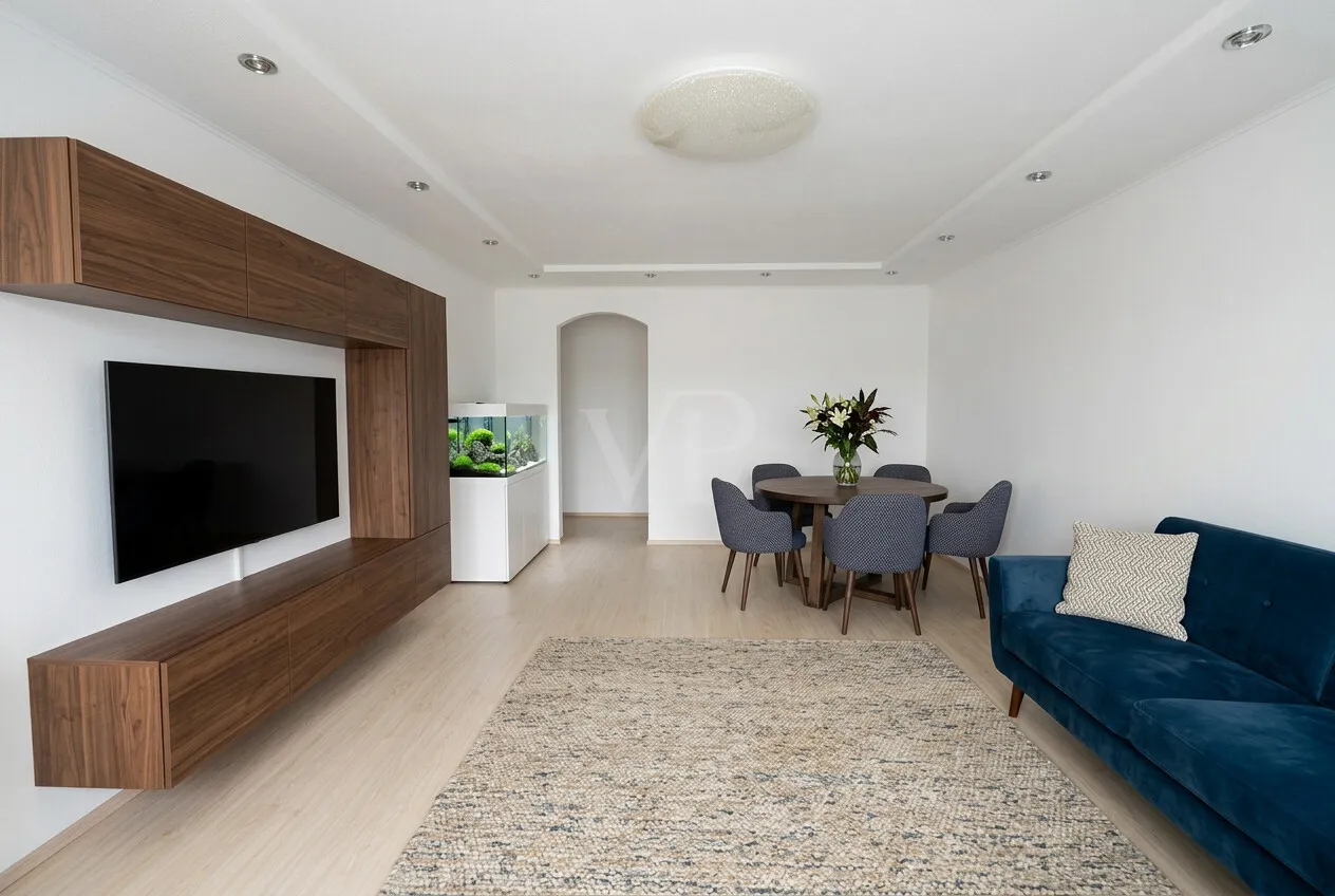 Wohnzimmer mit Essbereich