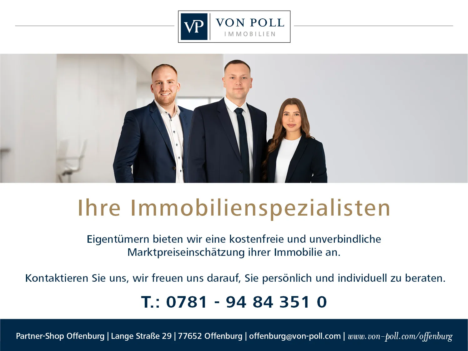 Kostenfreie Marktpreiseinschätzung