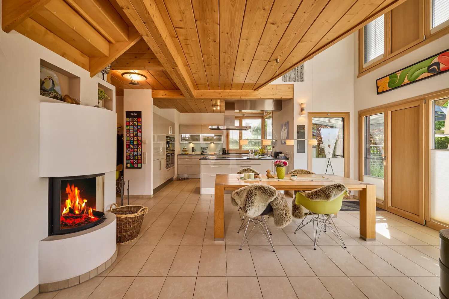 Wohnkomfort mit Kamin