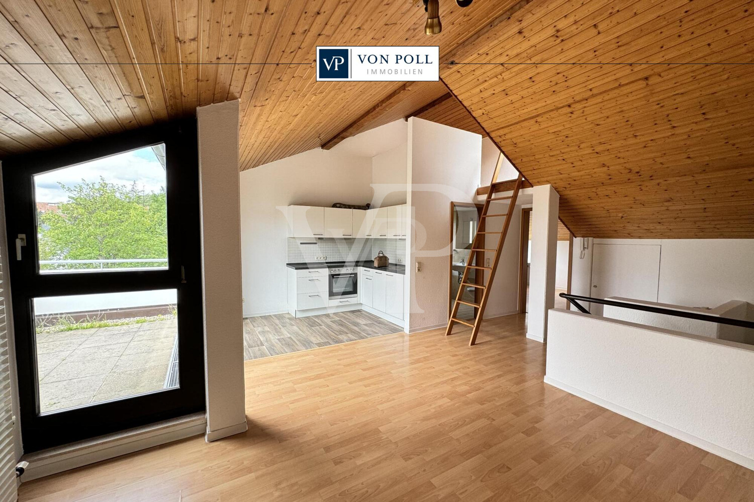 Maisonette Appartement für Singles
mit Blick ins Grüne und Stadtnah