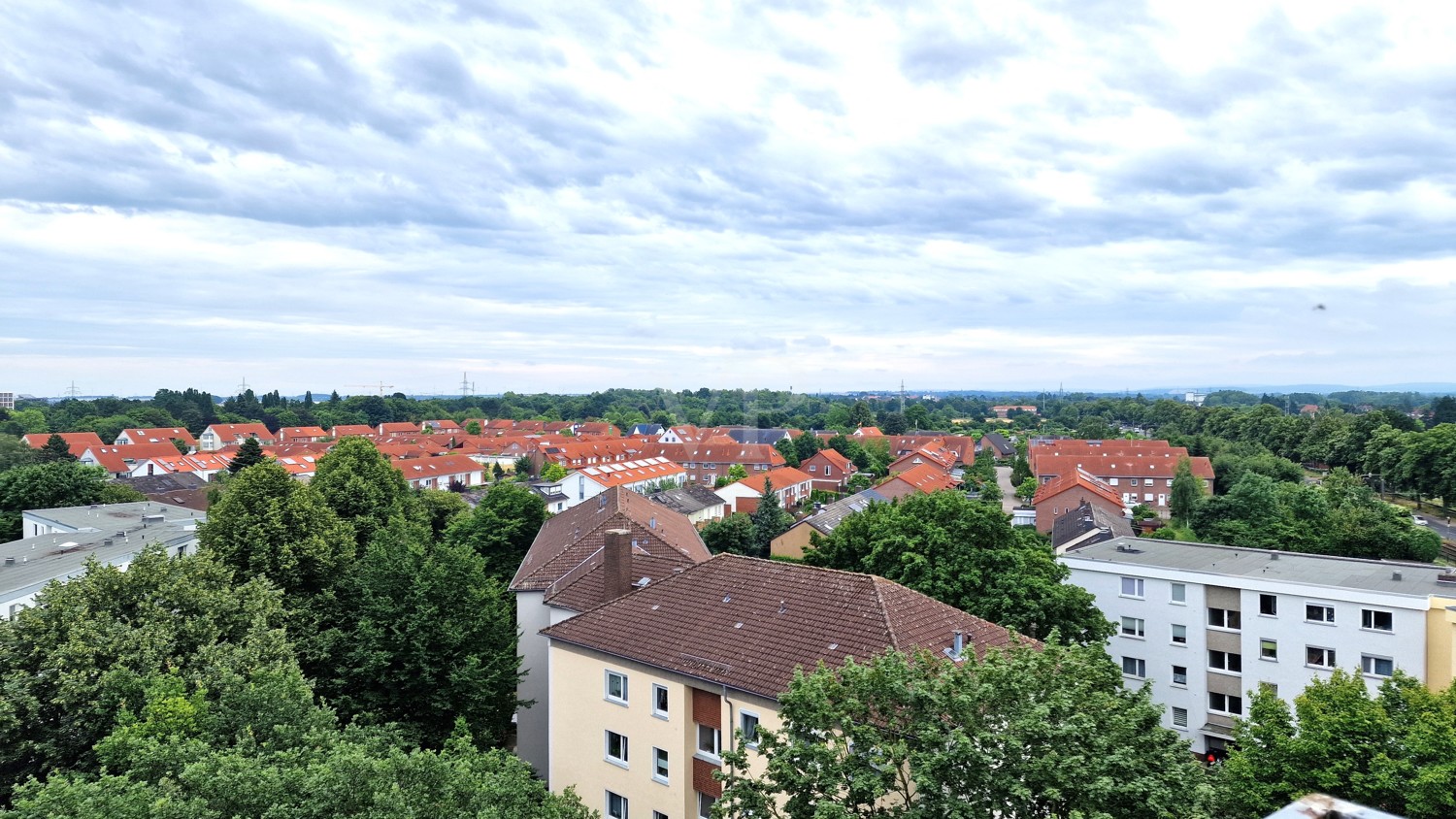 Blick vom Balkon