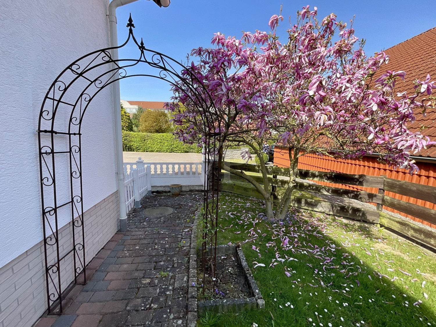 Seitlicher Garten