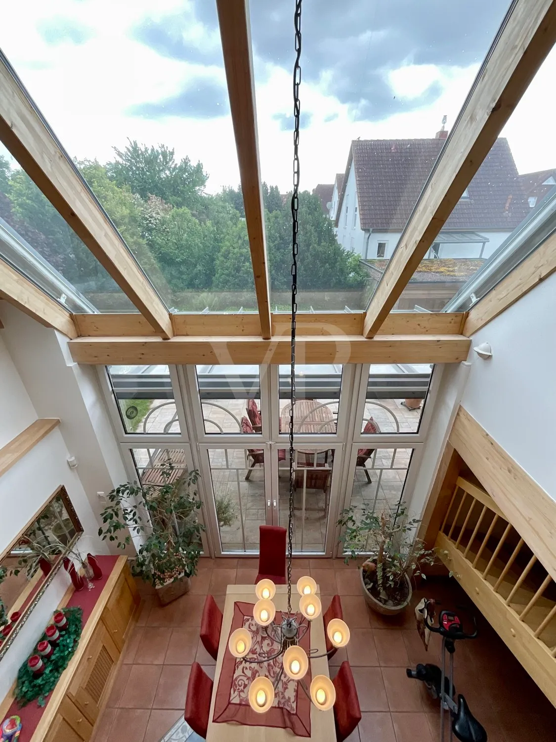 Blick in das Esszimmer