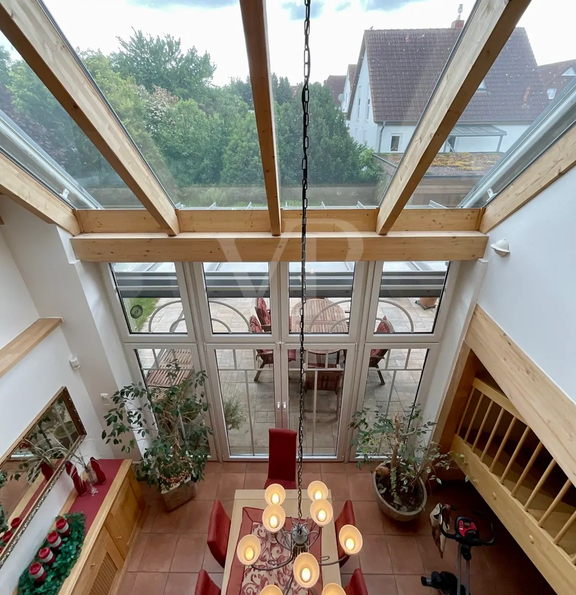 Blick in das Esszimmer