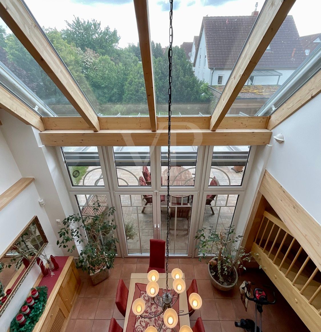 Blick in das Esszimmer