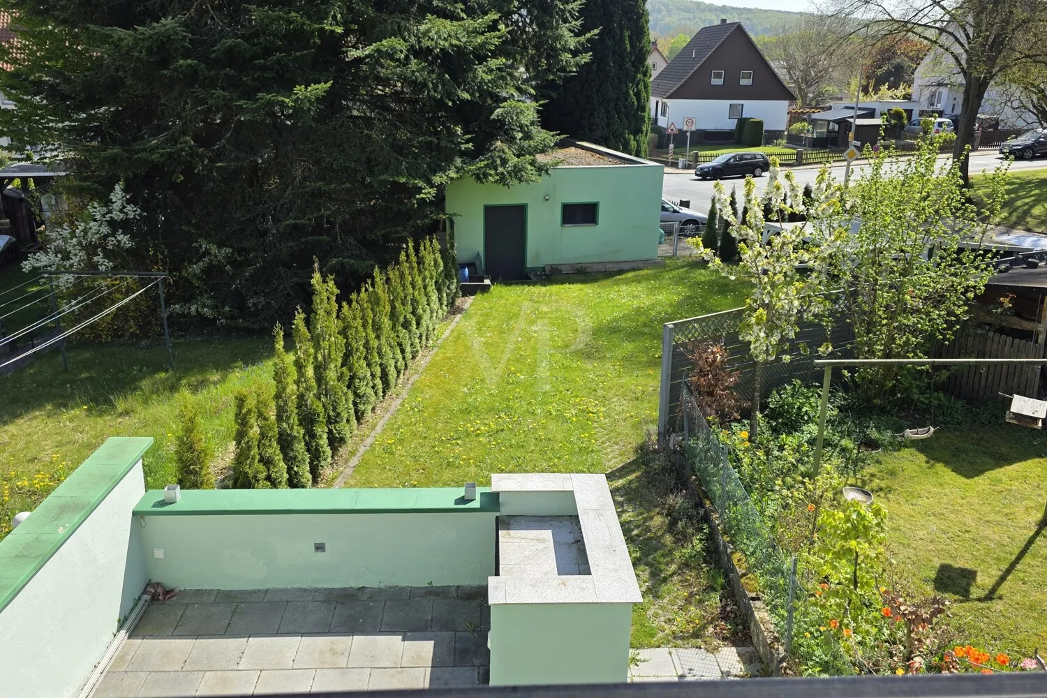 Terrasse und Garten