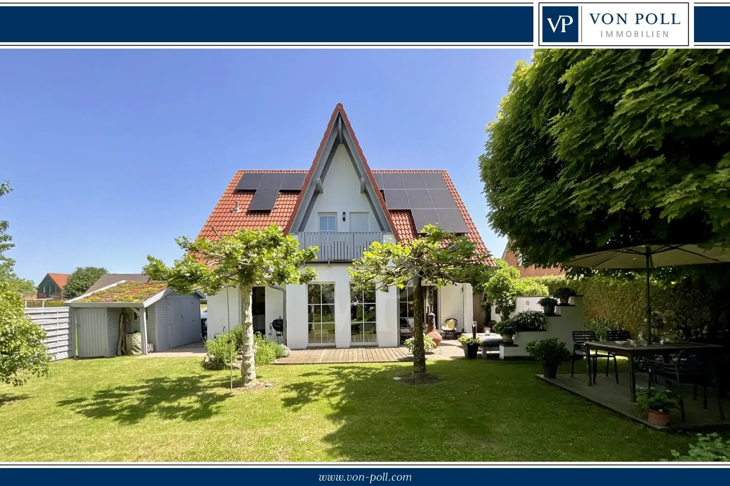 Energiebewusstes Wohnen: Modern ausgestattetes Einfamilienhaus  mit Traumgarten in Jeinsen!