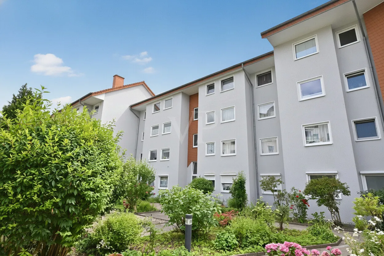 Sonnenverwöhnte 4-Zimmer-Wohnung mit Balkon und Tiefgaragenstellplatz in Laatzen!