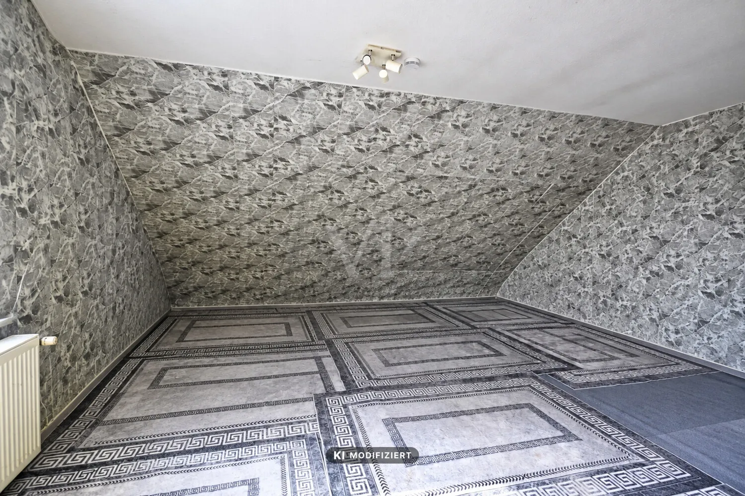 Schlaf-/ Wohnzimmer DG links (virtuell entmöbliert)