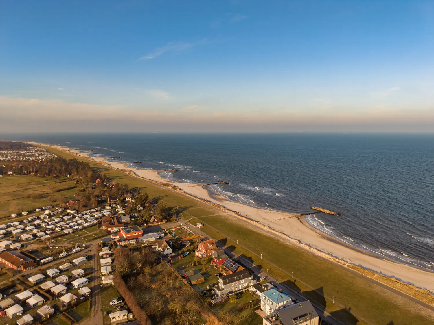Überblick zum Strand