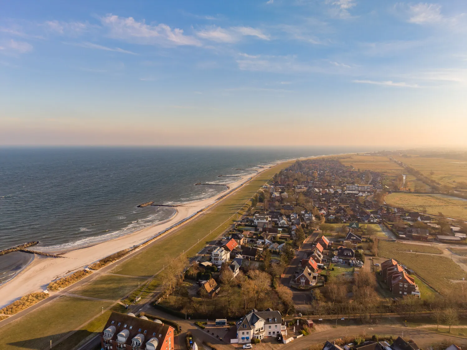 Überblick zum Strand