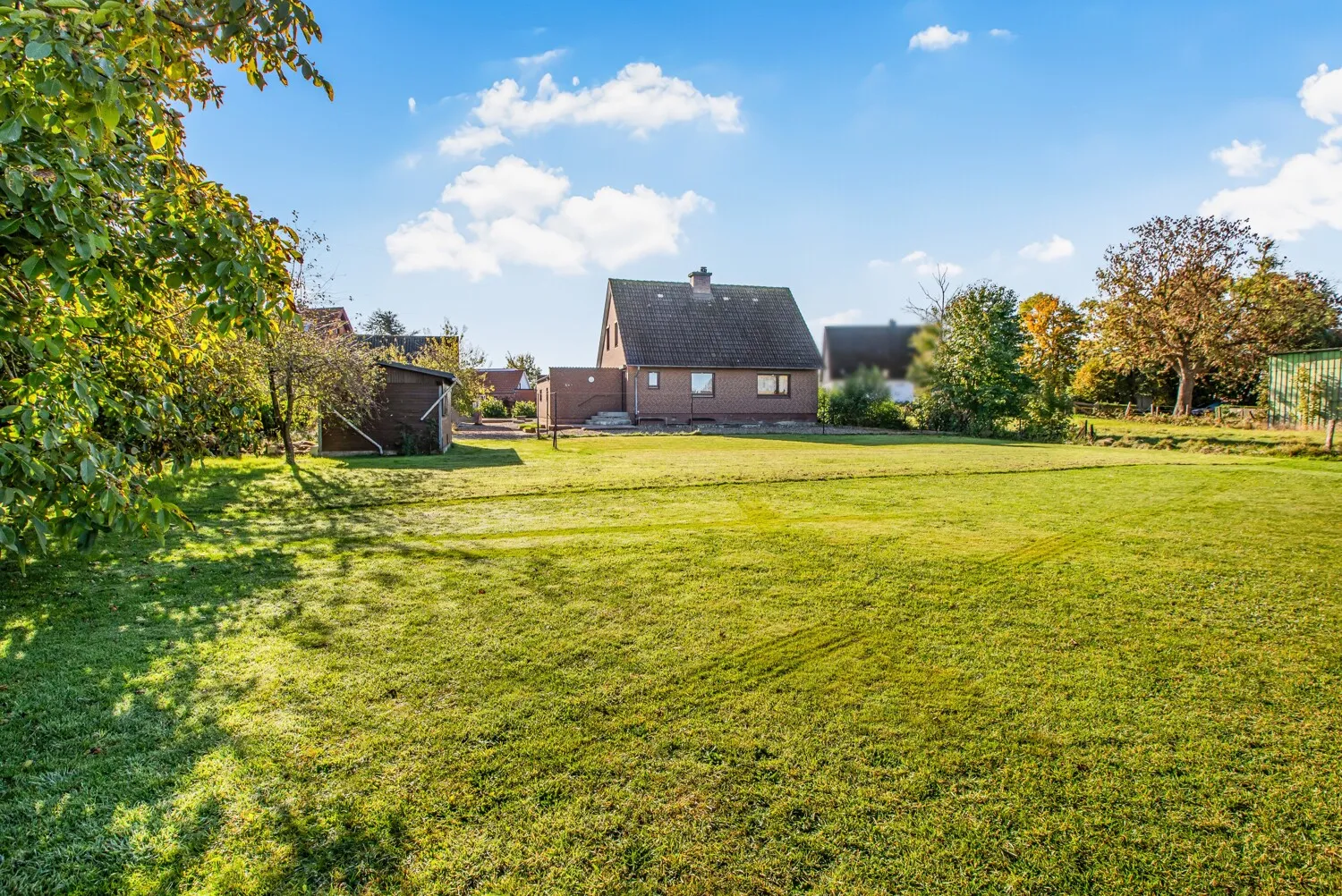 Gartenseitige Hausansicht