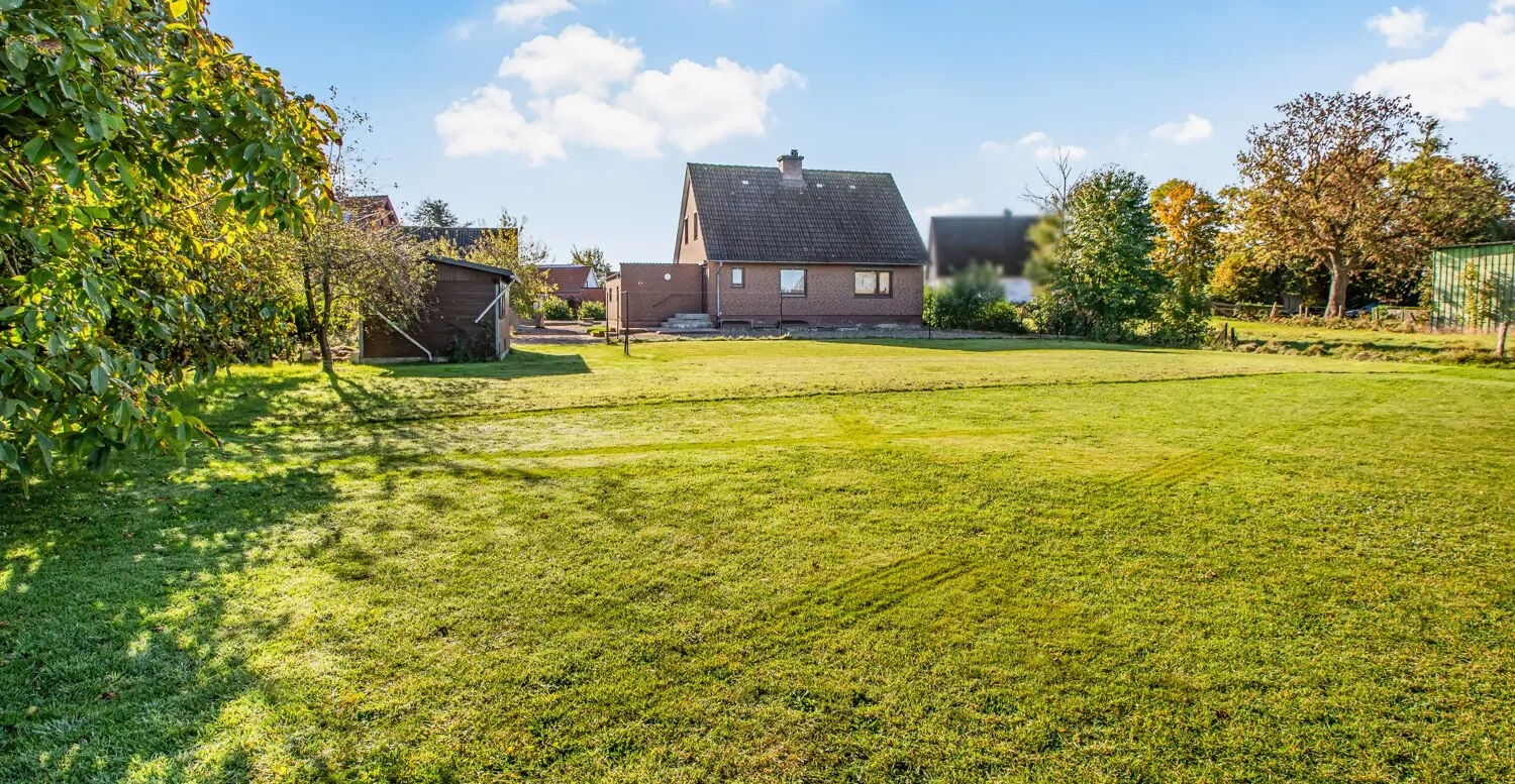 Gartenseitige Hausansicht