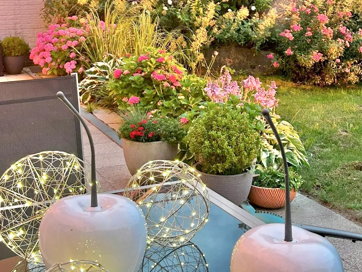 Terrasse zur Blütezeit