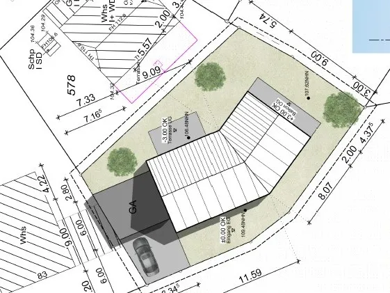 Grundriss Bebauungsvorschlag B