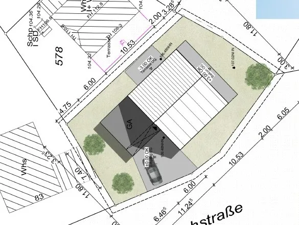 Grundriss Bebauungsvorschlag A