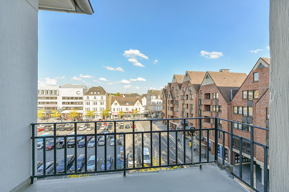 Blick vom Balkon