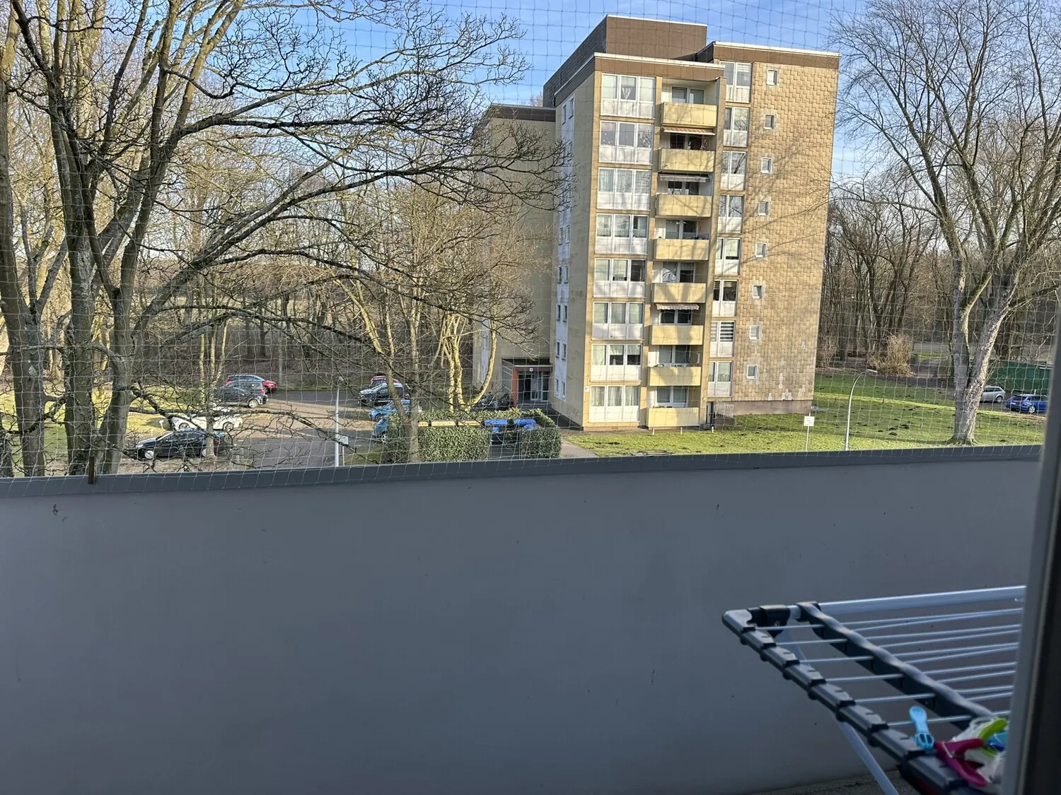 Blick vom Balkon