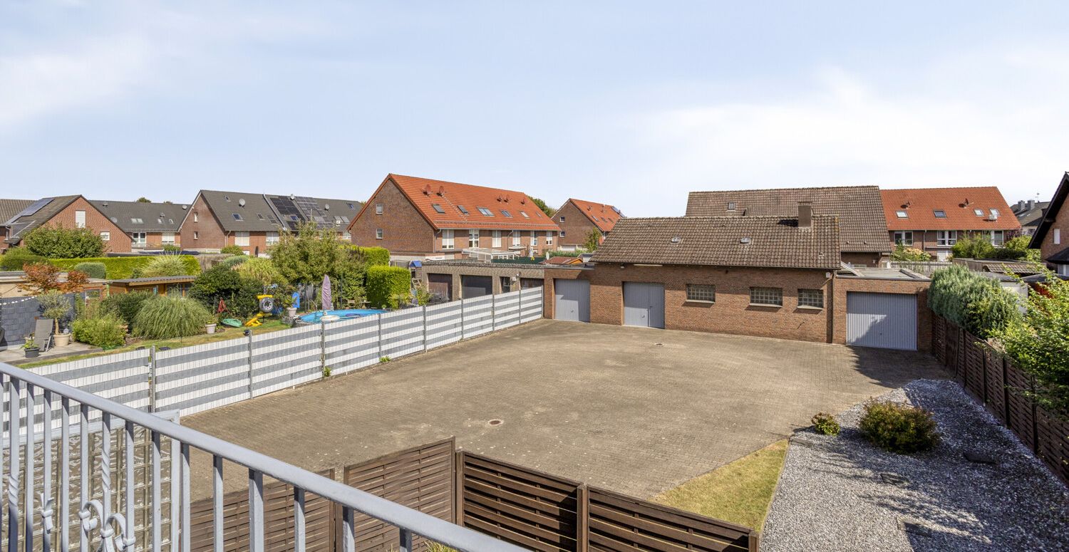 Blick vom Balkon
