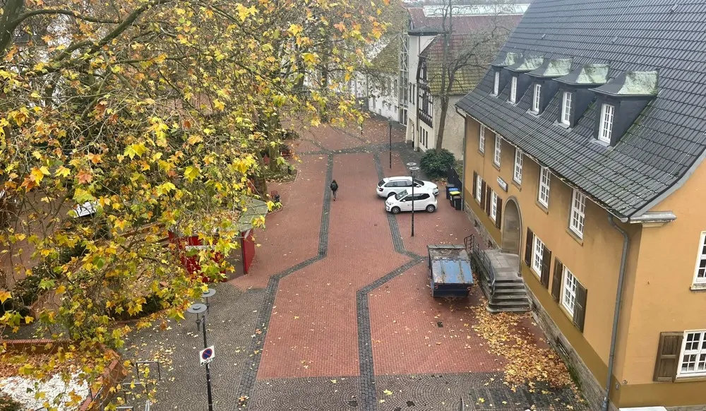 Blick vom Wohnzimmer