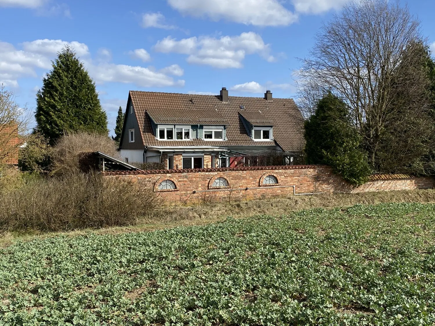 Sicht vom Feld