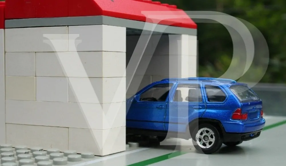 Photo parking, Garage