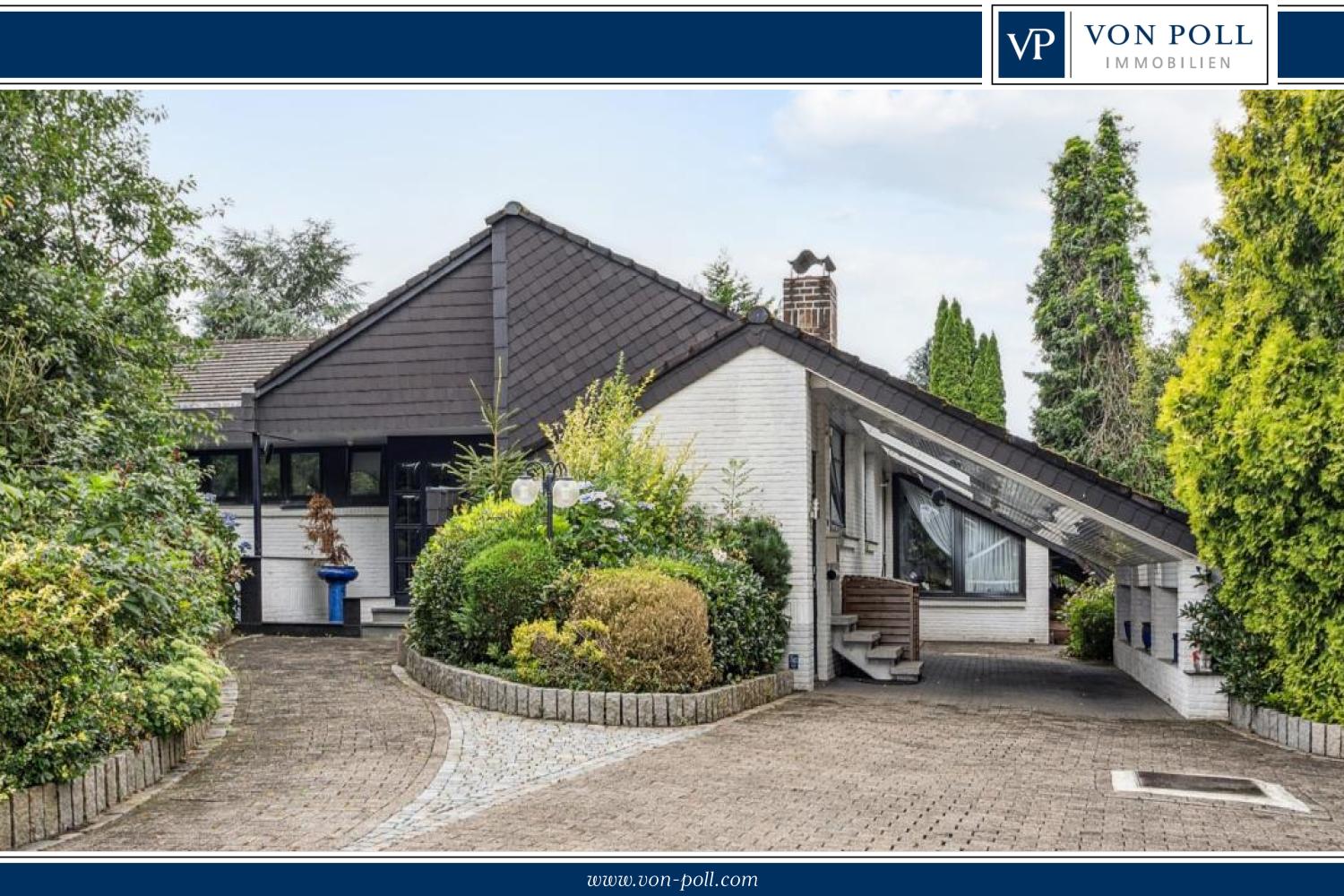 Freistehendes Architektenhaus im Bungalowstil  in zentraler Lage von Heiligenrode