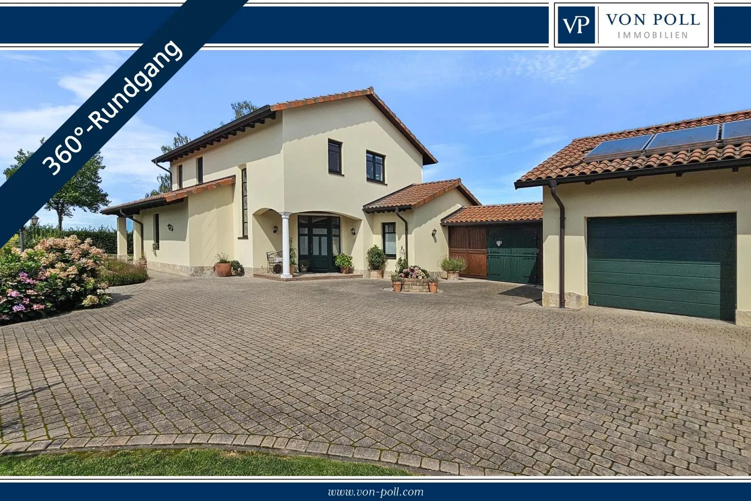 Energieeffizienter Wohntraum mit vielen Möglichkeiten für Pferde- und Autoliebhaber