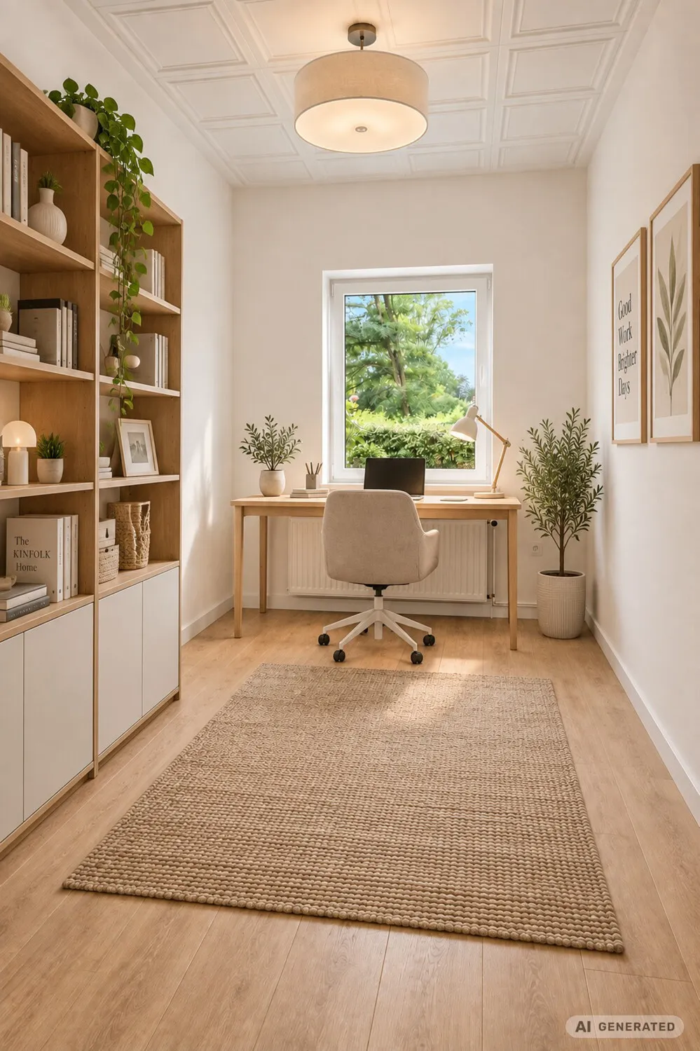 Arbeitszimmer virtuelles Einrichtungsbeispiel