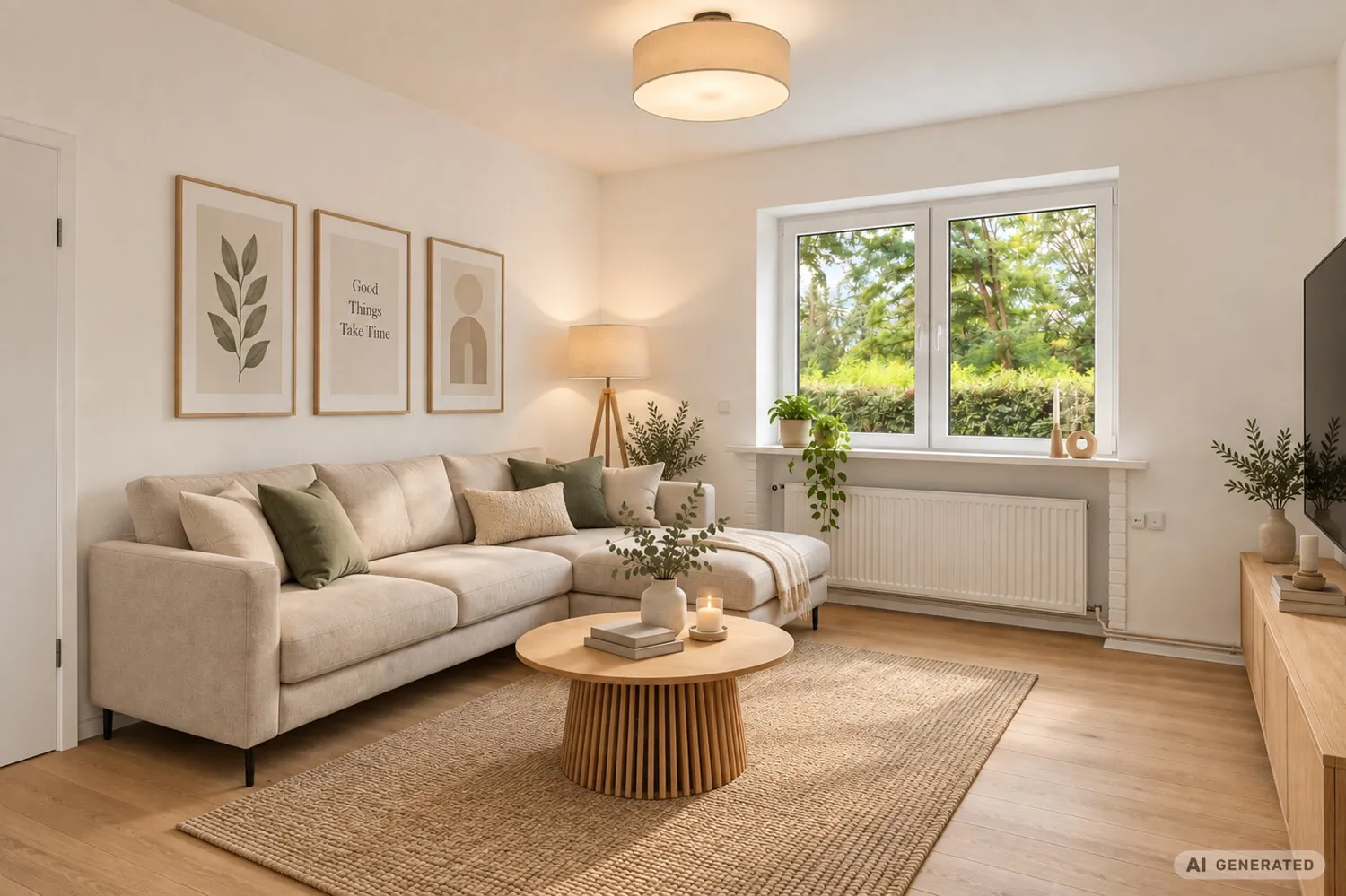 Wohnzimmer virtuelles Einrichtungsbeispiel
