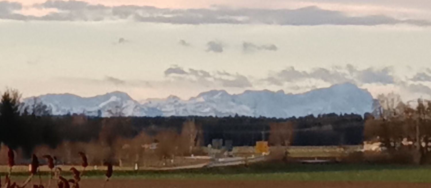 Bergblick in Höhenkirchen