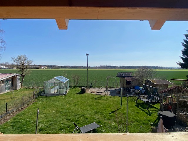 Ausblick vom Balkon im OG