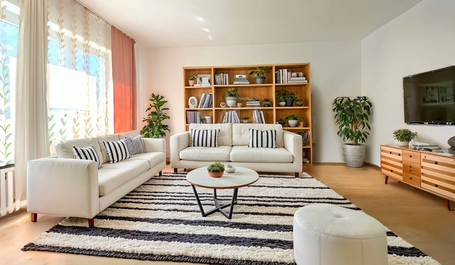 Wohnzimmer (Digitales Staging)