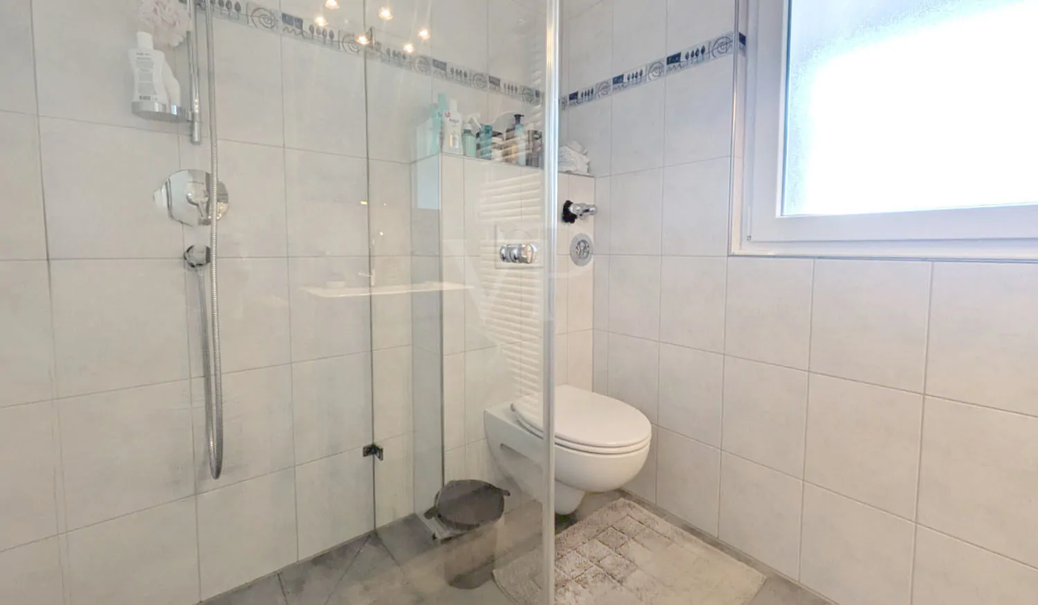 Tageslichtbad mit Dusche