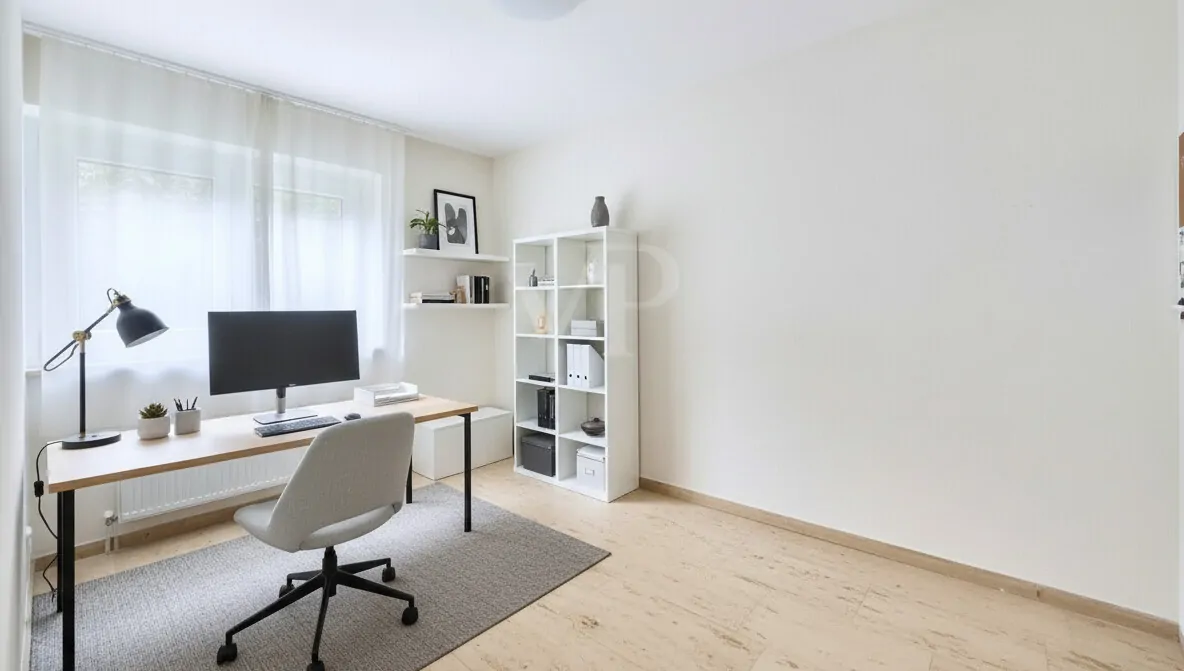 Gäste-/Arbeitszimmer EG (digitales Staging)