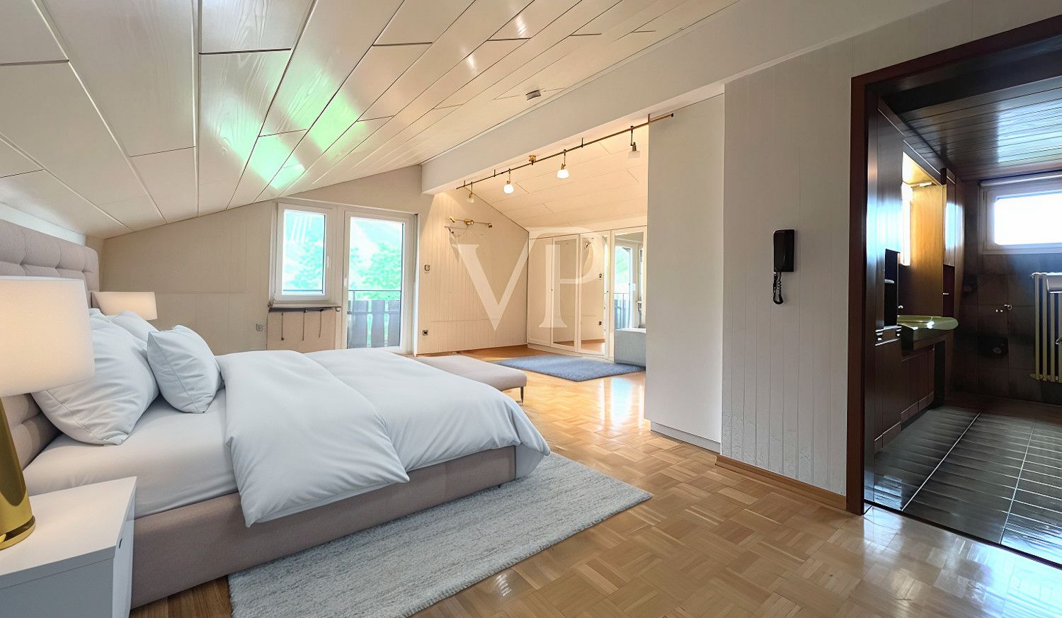 Schlafzimmer DG (digitales Staging)