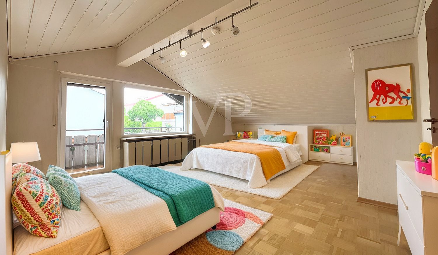 Kinderzimmer DG (digitales Staging)
