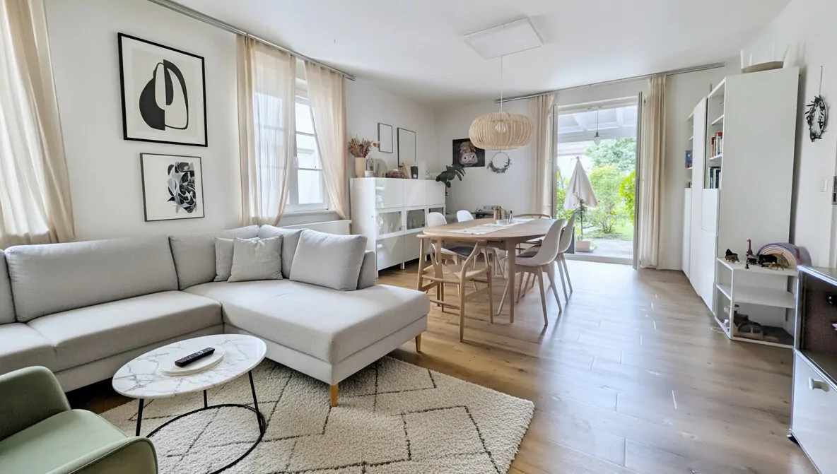 Wohnbereich EG (digitales Staging)