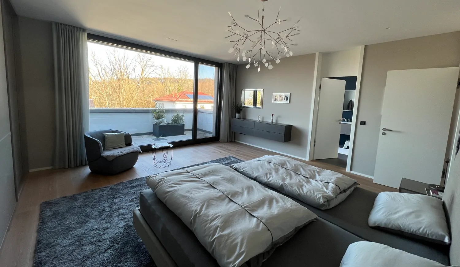 Schlafzimmer mit Bad en Suite