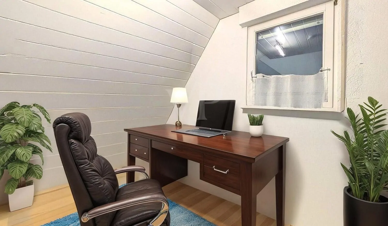 Arbeitszimmer (digital möbliert)