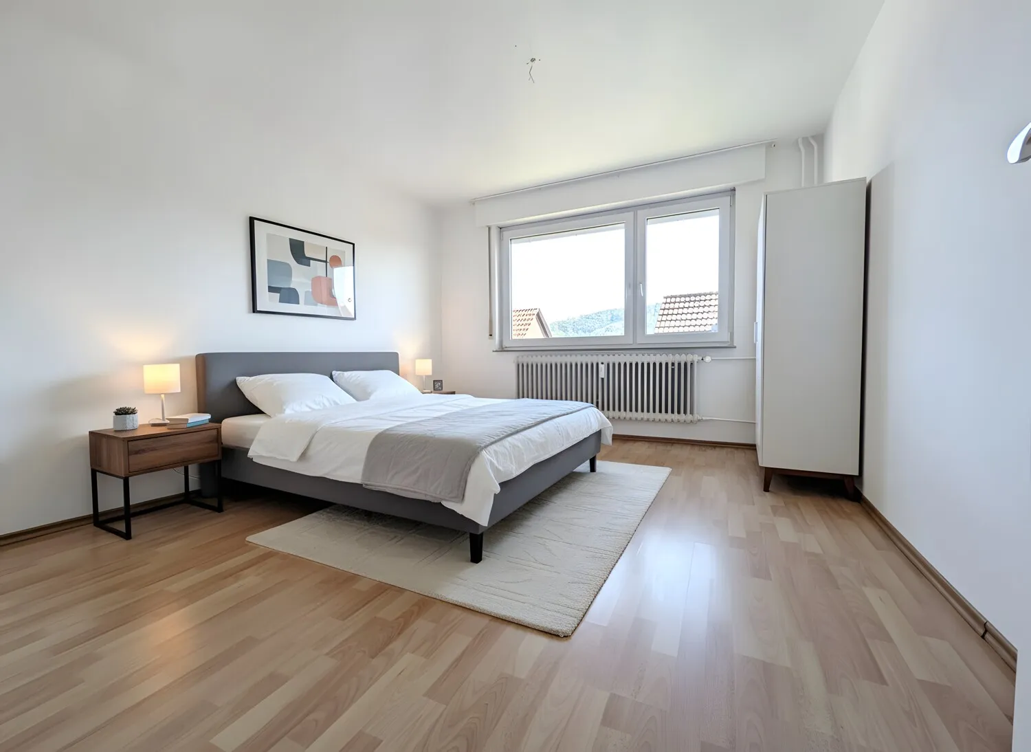 Schlafzimmer (digitales Staging)