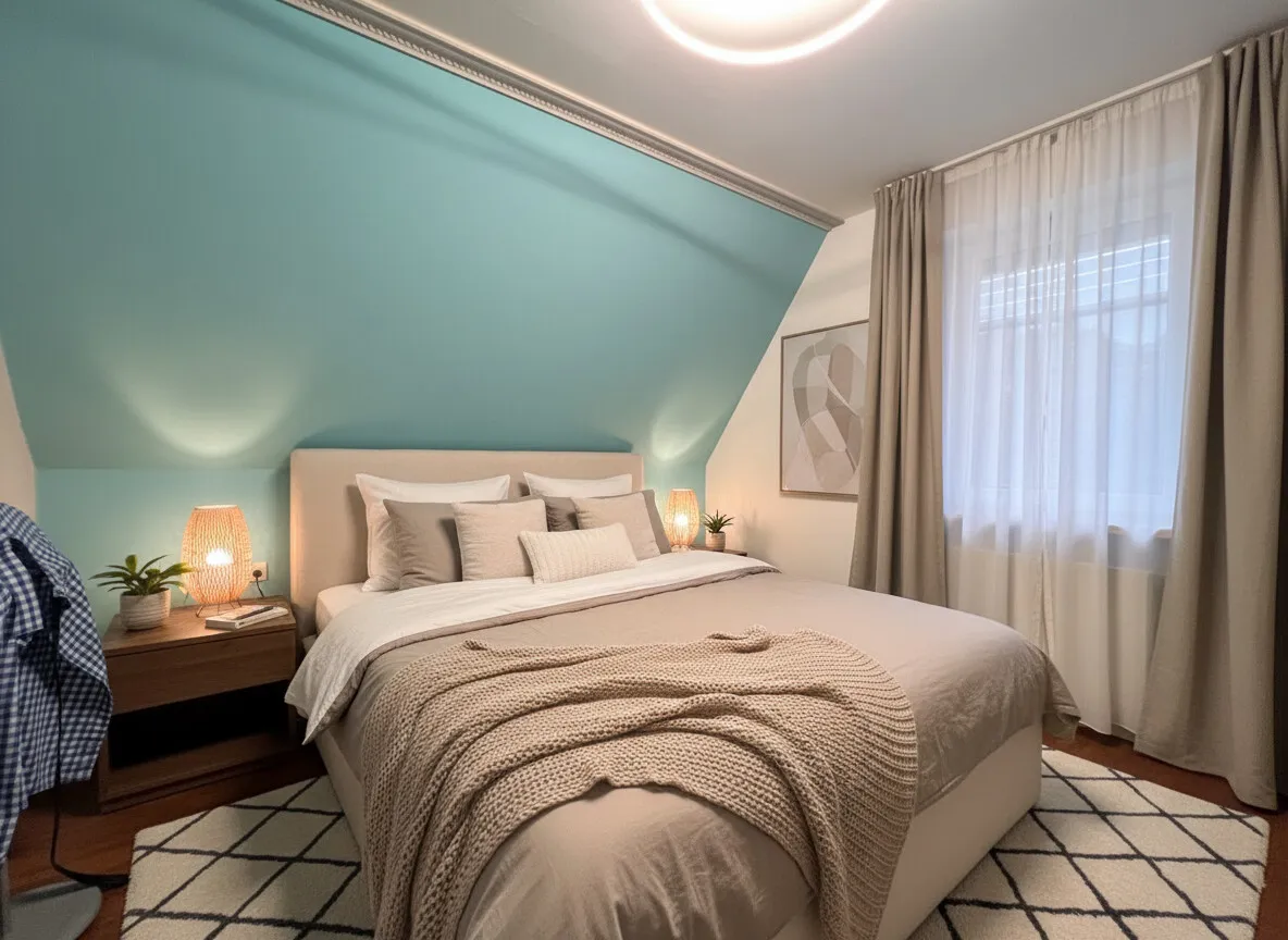Schlafzimmer (digital möbliert)