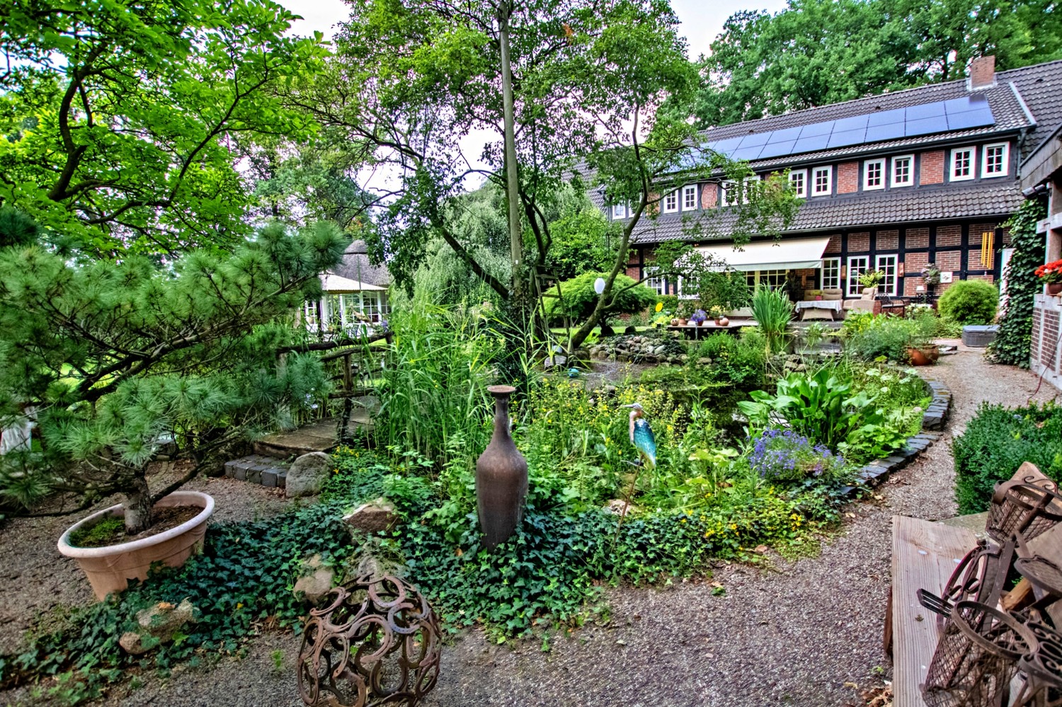 Blick zum Haus
