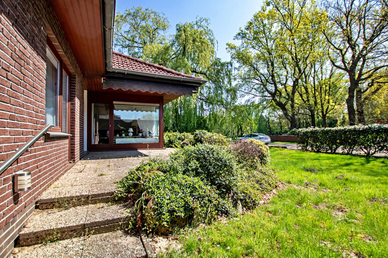 Blick auf die Terrasse
