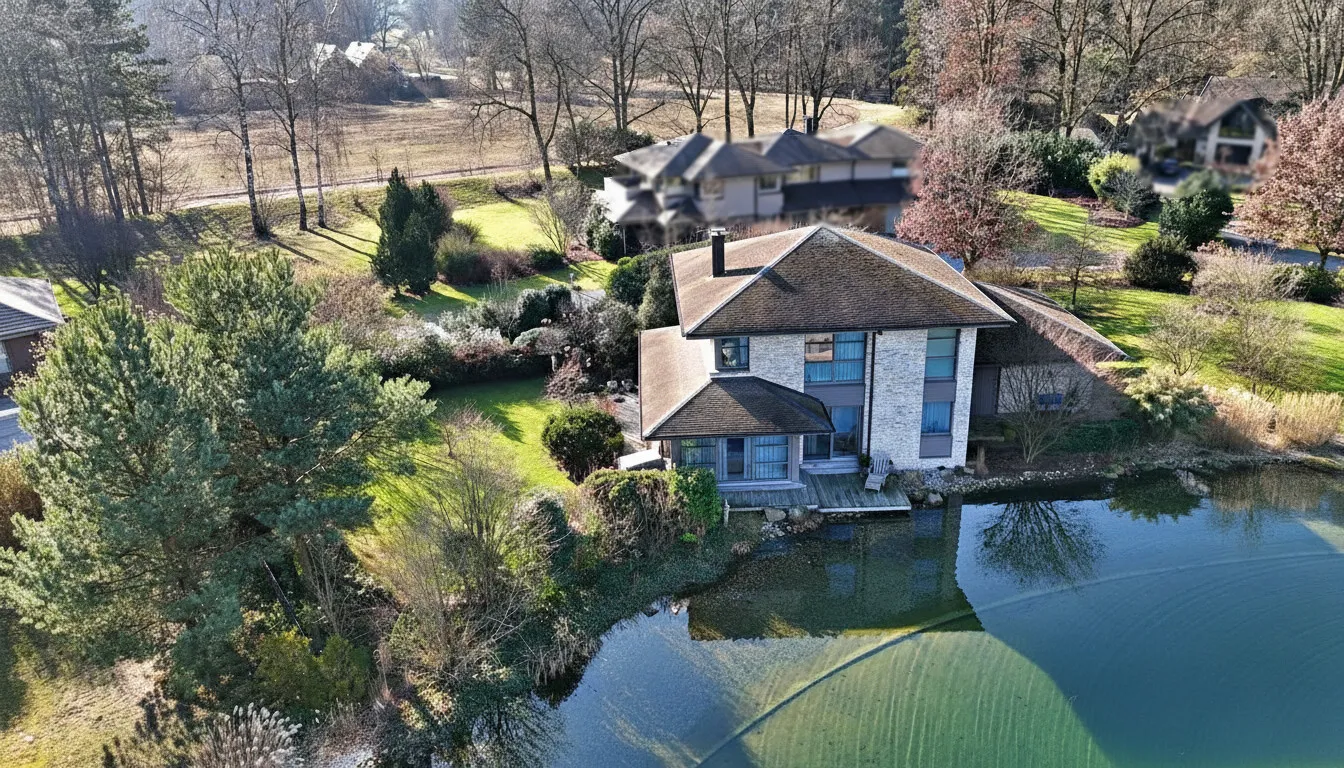 Blick auf das Haus