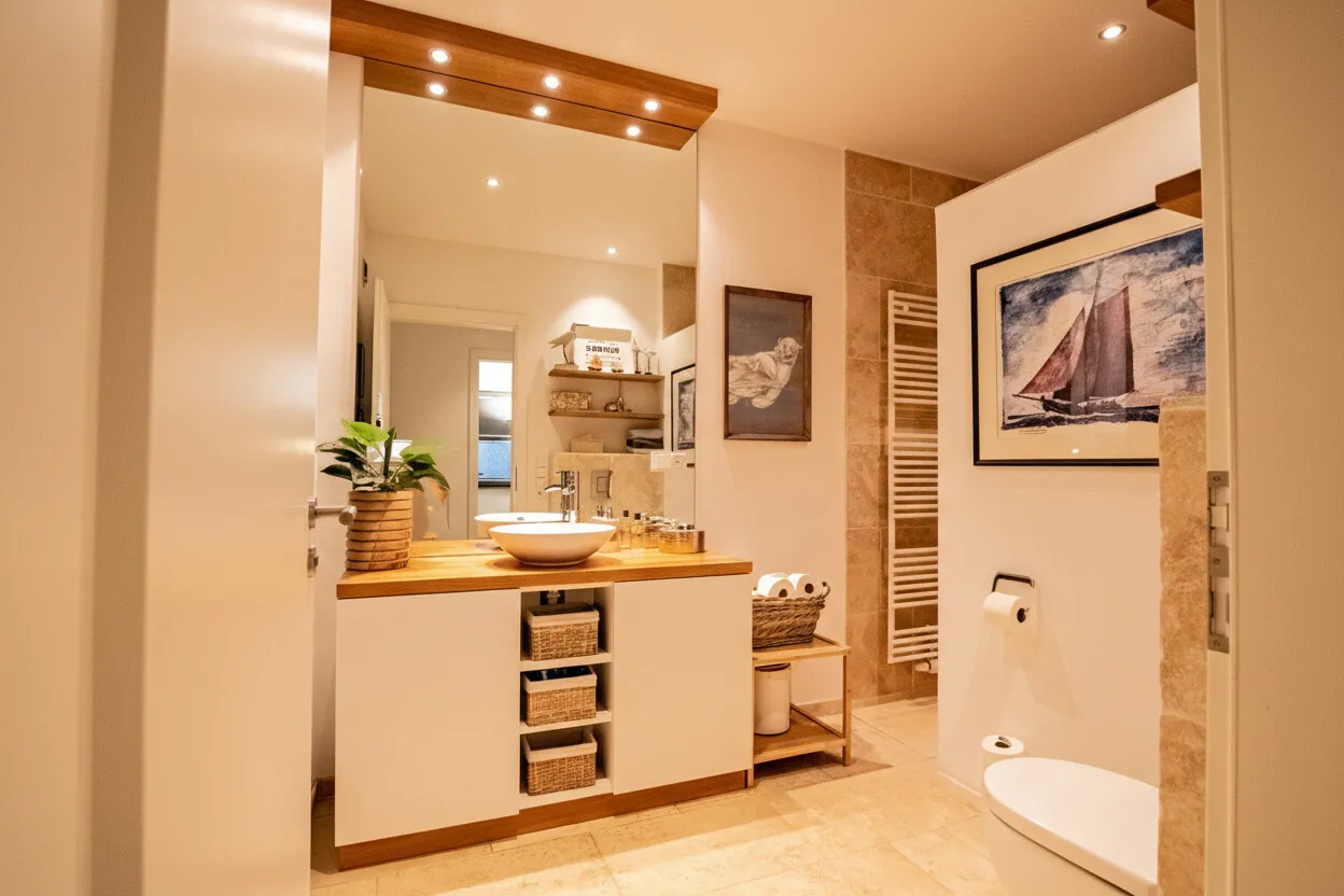 Gästebad mit Dusche